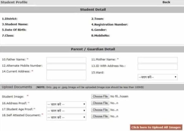 RTE UP Admission Application Forms